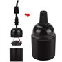 SRunDe 20pcs M10 Pendentif Anti-traction Connecteurs En Plastique Noir Cordon Grip Câble De Verrouillage Fil Pinces Réglables Pl