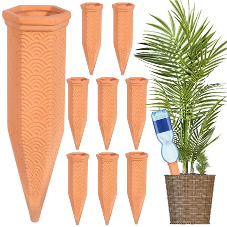 CYJJYZ 8 Pcs Cône D’arrosage en Argile
