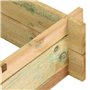 Toshilian Carré Potager de Jardin, Potager Surélevé Lit de Jardin Surélevé Jardinière Surélevé Lit surélevé 90 x 90 x 20 cm Bois