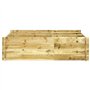 Toshilian Carré Potager de Jardin, Potager Surélevé Lit de Jardin Surélevé Jardinière Surélevé Lit surélevé 150x100x40 cm Bois i