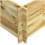 Toshilian Carré Potager de Jardin, Potager Surélevé Lit de Jardin Surélevé Jardinière Surélevé Lit surélevé 150x100x40 cm Bois i
