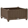Toshilian Carré Potager de Jardin, Potager Surélevé Lit de Jardin Surélevé Jardinière Surélevé Lit surélevé 40x40x23 cm Polyprop