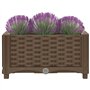 Toshilian Carré Potager de Jardin, Potager Surélevé Lit de Jardin Surélevé Jardinière Surélevé Lit surélevé 40x40x23 cm Polyprop
