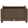 Toshilian Carré Potager de Jardin, Potager Surélevé Lit de Jardin Surélevé Jardinière Surélevé Lit surélevé 40x40x23 cm Polyprop