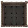 Toshilian Carré Potager de Jardin, Potager Surélevé Lit de Jardin Surélevé Jardinière Surélevé Lit surélevé 40x40x23 cm Polyprop