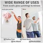12 Pièces Crochets pour Tableaux Autocollants, Supports de Fixations pour Photos et Miroirs, Aucun Perçage Requis Jusqu'à 4 kg, 