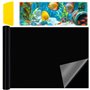 MINISOISO 2 Pcs Fond d'aquarium Noir