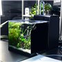 MINISOISO 2 Pcs Fond d'aquarium Noir, 30 x 200 cm PVC Fond Aquarium Autocollant, Fond d'aquarium Statique, Fond d'Écran d'Aquari