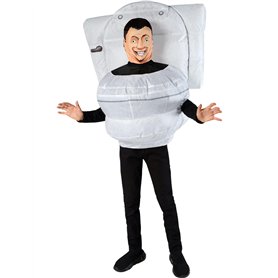 Rubies Costume officiel Skibidi pour enfant avec toilettes gonflables