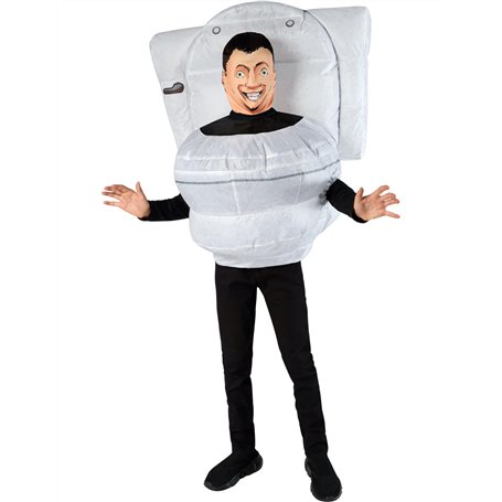 Rubies Costume officiel Skibidi pour enfant avec toilettes gonflables