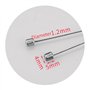 Lot de 10 câbles de dérailleur de vélo - Câble de dérailleur intérieur universel en acier inoxydable pour vélos communs, VTT, vé