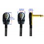 6 unités – Van Damme Pro Grade Classic XKE – 76,2 cm (76 cm) – Premium, Ultra Flexible Multi – Shielded Guitare basse effets Ins
