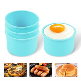 Lot de 4 poêles à œufs pour friteuse à air chaud
