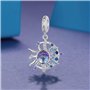 Breloques en argent sterling 925 pour bracelets Pandora, perles magiques soleil et lune, bijoux d'anniversaire pour femme, Zirco