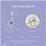 Breloques en argent sterling 925 pour bracelets Pandora, perles magiques soleil et lune, bijoux d'anniversaire pour femme, Zirco