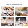 4 Pièces Pied a Coulisse Numerique, 150 mm Pieds à Coulisse en Plastique - Analogique Précision Petit pour la Maison, le Bureau,