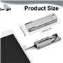 Mini outil multifonction 8 en 1 - Pliable - En acier inoxydable - Porte-clés - Petit tournevis - Outil de poche portable