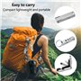 Mini outil multifonction 8 en 1 - Pliable - En acier inoxydable - Porte-clés - Petit tournevis - Outil de poche portable