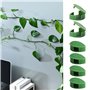 Prmape 60 Pieces Support Plante Grimpante, Plantes Grimpantes Clips de Fixation Vigne, Clips pour Plantes Grimpantes Auto-adhési