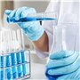 5 béchers cylindriques gradués en plastique pour mesurer les sciences, les tubes à essai de laboratoire avec lignes de graduatio
