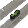 Taskar Barre de suspension robuste pour image et miroir 1 m de mètre 1000 mm + niveau facile