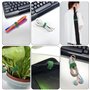 30 m de bande Velcro pour plantes 10 mm - Refermable - Serre-câbles Velcro - Rouleau d'aide à l'escalade pour plantes - Vert