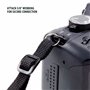 USA Gear TrueSHOT Sangle Appareil Photo Numérique DSLR/SLR, Courroie pour Réflex avec Pochettes de Rangement Rembourrées - Compa