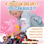 Strictly Briks Blocs de Construction pour Enfants et Tout-Petits, Ensemble de Grosses Briques Classiques et plaques de Base, Gra