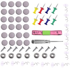 TONGXU 60PCS Bouton d'outils de Réparation Boucle de Toit de Voiture Punaise