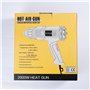 Carehabi Decapeur Thermique 2000W, Pistolet à Air Chaud 50℃- 600℃ avec Température Réglable, 4 Buses, Spatule et Grattoir à Main