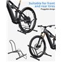 Râtelier à vélo au Sol 16 à 29 Pouces Autoportant, Professional Porte-vélos autoportants,, Idéal pour Votre Garage, Votre Maison