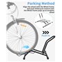 Râtelier à vélo au Sol 16 à 29 Pouces Autoportant, Professional Porte-vélos autoportants,, Idéal pour Votre Garage, Votre Maison