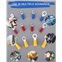 Jissta 480 Pièces Cosses a Sertir Electriques,30 Types Cosses Electriques a Sertir avec Coffret D'assortiment,Anneau Plates four