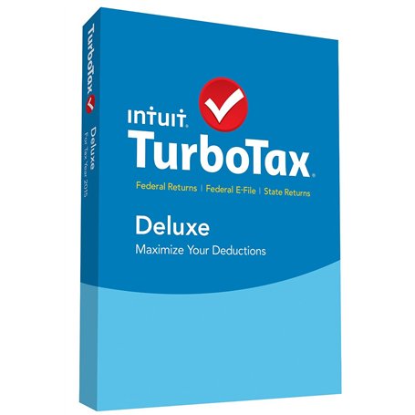 TurboTax Deluxe 2015 Federal + State Taxes + Fed Efile Buyer's Choice