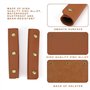 Poignée Protection Étui en Cuir Manches, PARFCO 4 Pièces Portefeuille Valise Poignée Wrap Cuir PU, Sac Poignée Grip Valise Poign