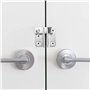 Verrouillage pour Porte en Acier Inoxydable, SPRHR 2 Pièces Loquets de Porte à Rabat, Loquet Porte Coulissante, Durable, Trou de