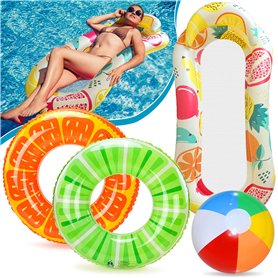 Lubibi 4 Pièces Flotteurs de Piscine Gonflables