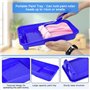 SLTAXAR 5 Éponges de 4", 5 Têtes de Brosse de 4" 1 Bac à Peinture Mini Rouleau Mousse Petit Rouleau Peinture Petit Rouleau Peint