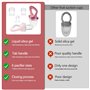 2 Grignoteuse Bébé + 8 Tailles de Tétines Sans BPA