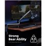 TODI Support de micro, support de micro à profil bas/haut de 2 kg avec rehausseur d'extension, support de microphone de bureau r
