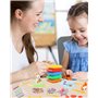 Pate a Modeler,60 Couleurs Argile Autodurcissante Pâte à Modeler Magique,Argile Modeler DIY pour les Enfants,Jouets Cadeaux pour