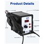 Hot-Air Soldering Rework Station LED Digital affichage 100~