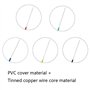 Treedix Kit de fils électroniques 30 AWG - Kit de fil de crochet - Fil électrique de 30 mètres - Câble d'enroulement en cuivre é