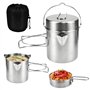 LANSKYLAN Casserole Camping 15.5x11cm