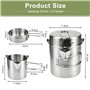Popote Randonnée en Acier INOX