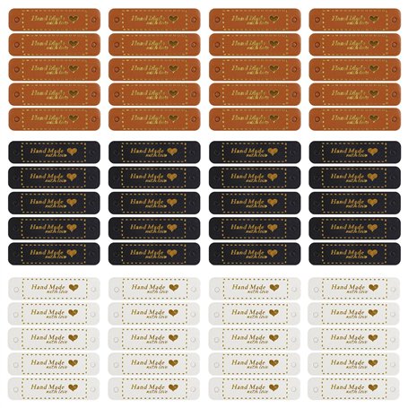 HJIAMA 60 Pièces Faite Main Étiquettes