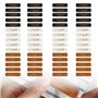 HJIAMA 60 Pièces Faite Main Étiquettes, Étiquettes Vetements, Technologie D'ourlet Exquise, Imperméable, Résistant à L'usure, Et