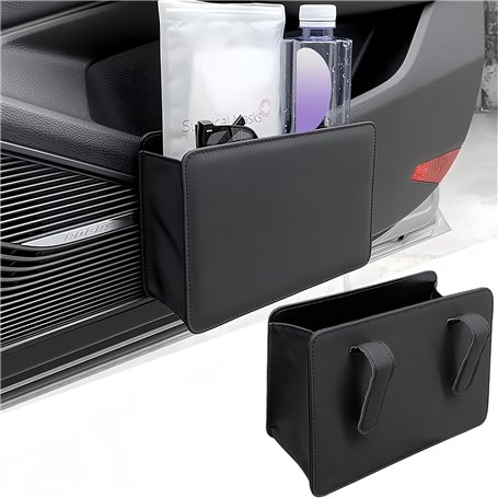 Poubelle de Voiture Petite Poubelle Pliable Voiture Boîte de Rangement Voiture Mini Poubelle Portable Accessoires de Voiture Int