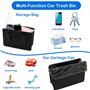 Poubelle de Voiture Petite Poubelle Pliable Voiture Boîte de Rangement Voiture Mini Poubelle Portable Accessoires de Voiture Int