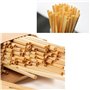 100 Pailles de blé bio de pailles écologiques pailles biodégradables respectueuses de l'environnement, 20cm/calibre 4 mm, pour l